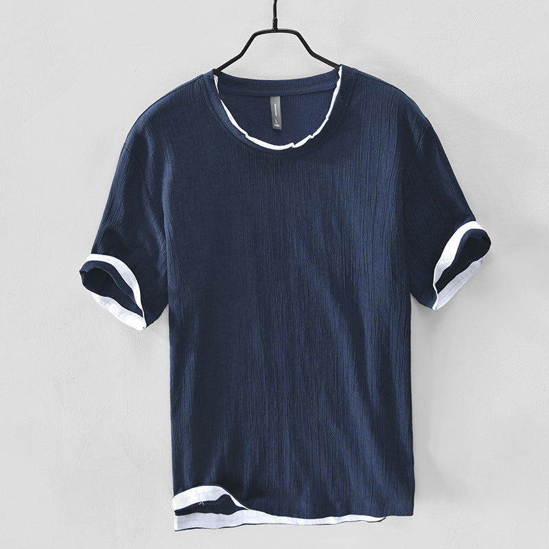 Fashion Summer Men's Casual Short-sleeved T-shirt